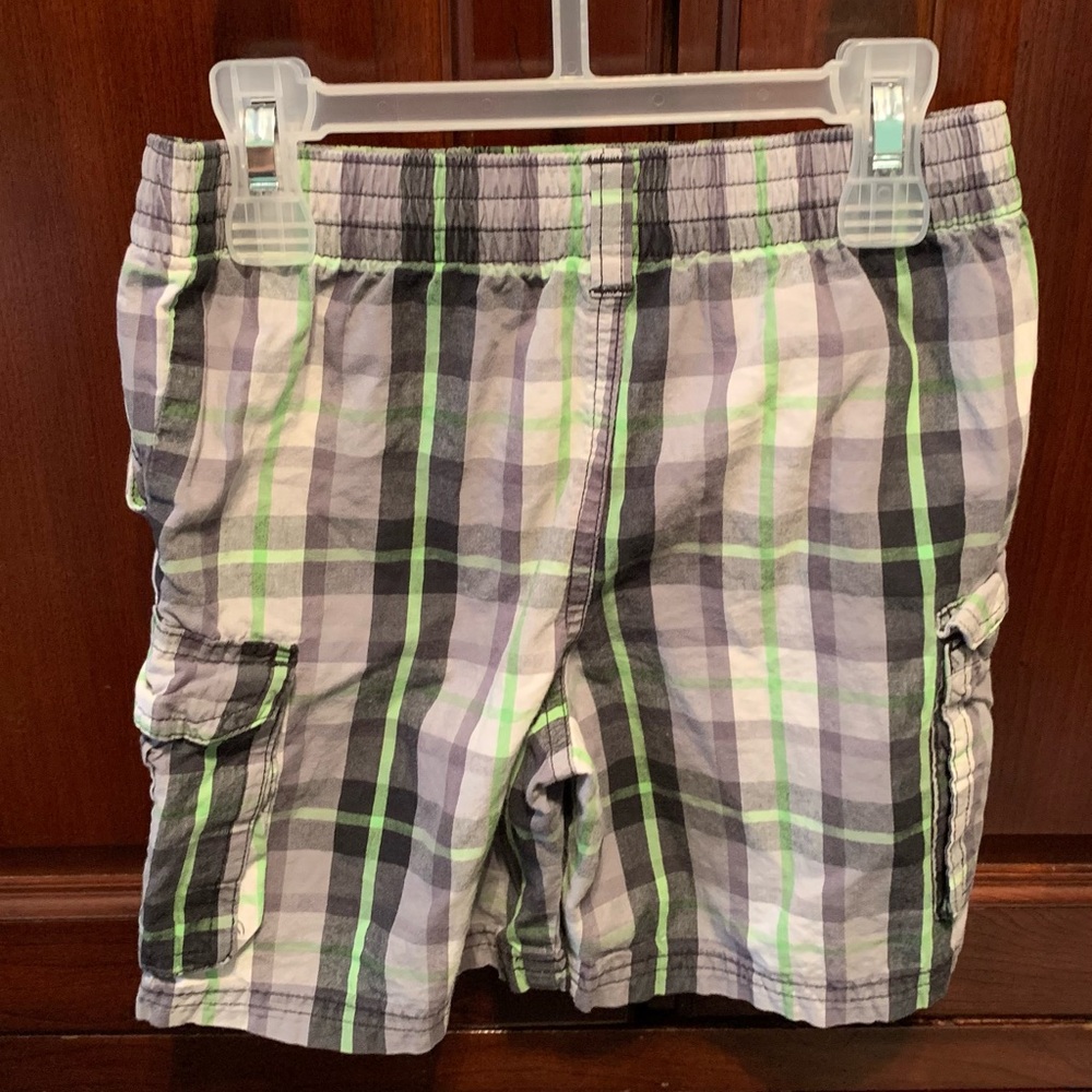 Boys 3T Plaid Shorts